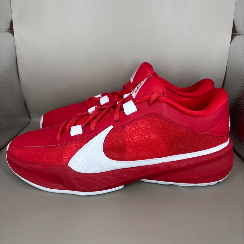 Nike Giannis Immortality 3 University Red White Mens Basketball Shoes DZ2946-600 - Picture 3 of 7